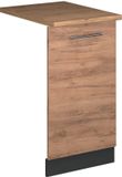 Vicco Fame-Line Façade de lave-vaisselle – 45 cm, Chêne doré/Anthracite