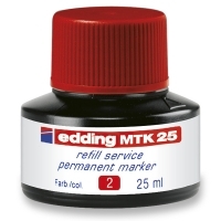 Edding MTK 25 navulinkt rood 25 ml