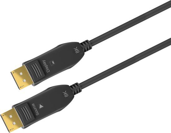 Goobay DisplayPort kabel - 50 meter - Zwart