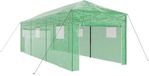 Tente avec cadre pop-up avec toit Vert 290 x 870 x 315 cm Fer