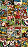 Komar VD-006 niet-geweven paneel Marvel Cover Retro, meerkleurig