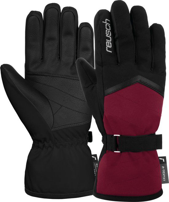 Reusch Moni R-TEX® XT Dames Winterhandschoenen - Zwart/Rood - Maat 6,5