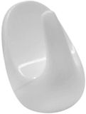FACKELMAN Set van 6 mini witte plakhaken