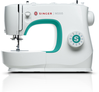 Singer M3305 Naaimachine - Wit/Groen - 23 steken - Semi-automatisch