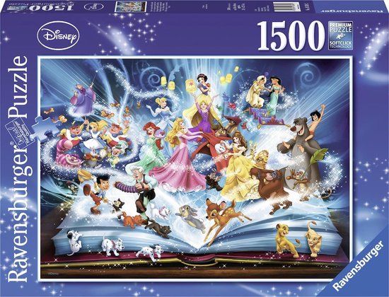 Ravensburger Disney's Magical Fairy Tale Book Puzzle - 1500 Pieces