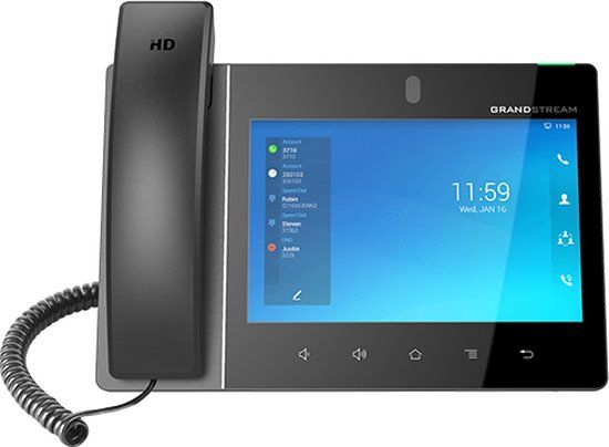 Grandstream Networks GXV3480 IP-telefoon Zwart