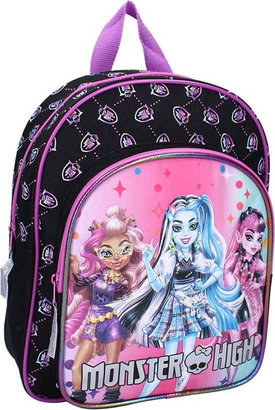 Monster High Rugzak Monster High Feeling Fierce - Zwart