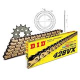 Kettingset DID Kettingset staal 428VX / 124 eindeloos voor Kawasaki KLX D-tracker 125 cc bouwjaar 2010-2017