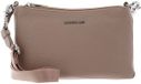 Mandarina Duck Mellow Leather Pochette Warm Taupe Schoudertas
