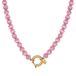 Label Kiki gold plated ketting Pink Snake