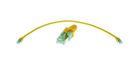 Harting 09 47 474 7015 Câble réseau Jaune 5 m Cat5e
