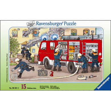 Ravensburger Puzzel Brandweerwagen 15 stukjes