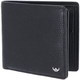 Golden Head Leren portemonnee Capri RFID Protect Scheintasche 1134 Schwarz zwart