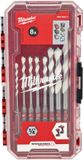 Milwaukee SHOCKWAVE™ Multi-Material Drill Bit Set - 8 Piece