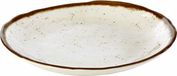 APS Stone Art Melamine Diep Bord, Ø24,5 cm, Bruin/Wit, Set van 2
