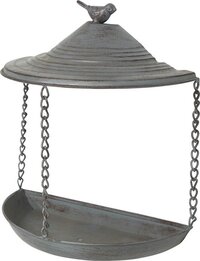 TRIXIE Wandgemonteerde badkuip - 400 ml - grijs - voor vogels