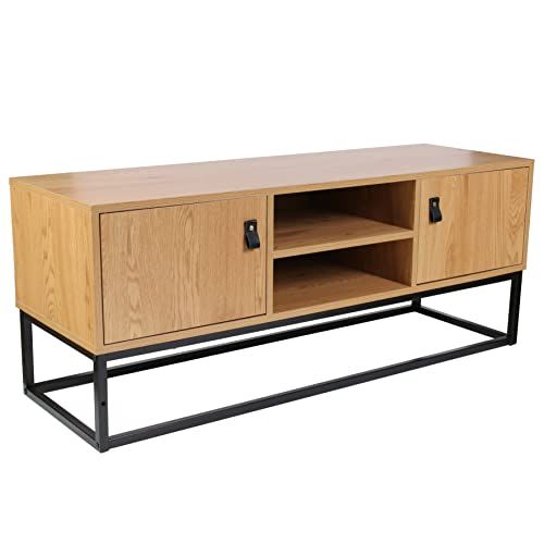 HOME DECO FACTORY TV-meubel - Hout en metaal - Woonkamer - 3664944183402