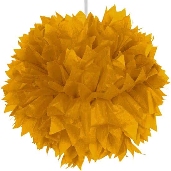 Folat Pompom Goud 30 cm per stuk