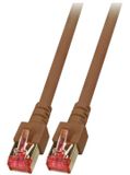 Microconnect SSTP603BR netwerkkabel Bruin 3 m Cat6 S/FTP