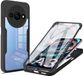 Techsuit Hoesje geschikt voor Xiaomi Redmi A3/A3x - ColorVerse 360 Case met Screenprotector - Zwart