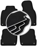 WLG CARLUX-SILVER automatten voor: Audi A6 C5 avant, stationwagen, sedan, quattro, allroad (1997-2005)