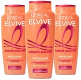 L'Oréal Paris L'Oréal Elvive Dream Lengths Shampoo - 3 x 250 ml - Voordeelverpakking