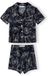 Minoti Meisjes Pyjama Set - Satijn Donkerblauw