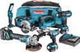 Makita DLX6058T Comboset 18v Li-ion avec 3x 5.0Ah batteries