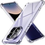 Techsuit Hoesje geschikt voor Xiaomi Redmi Note 14 Pro Plus - Transparant