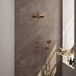 Brauer Copper Carving Thermostatische Regendoucheset Inbouw
