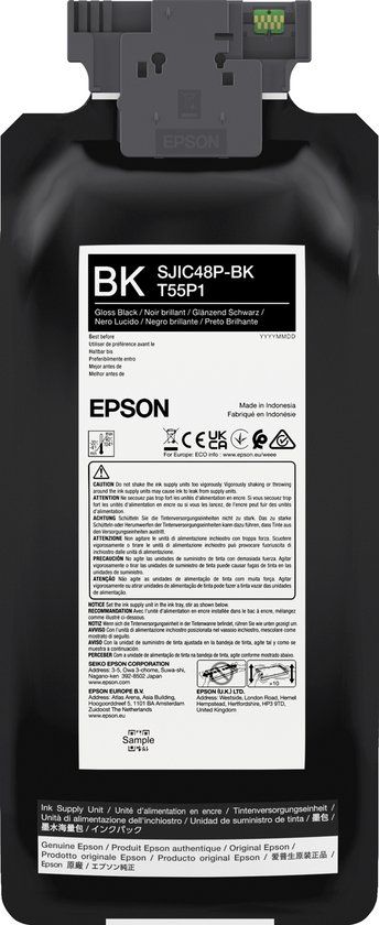 Epson SJIC48P-BK inktcartridge Zwart Origineel