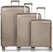 Picard Vienna 4 wielen Kofferset 3-delig met uitbreidingsplooi - Harde bagage - TSA slot - champagner
