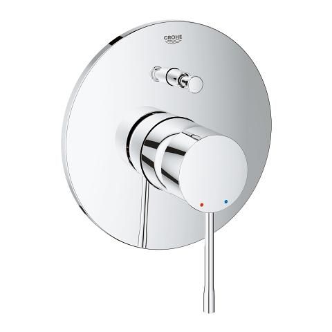 GROHE Essence New badkraan met omstelling en zonder inbouwdeel Rapido E 35501000 - chroom