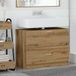 vidaXL Badkamerkast - Artisan - Eiken - 78 x 37 x 59 cm - Bewerkt hout