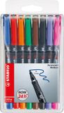 STABILO OHPen - Permanente Marker - Universal M Punt 1,0 mm - Etui Met 8 Kleuren