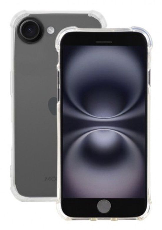Mobilis R-Series Back Cover Transparant Apple iPhone 16e
