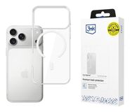 3MK Clear MagCase iPhone 17 Pro Max hoesje Transparant