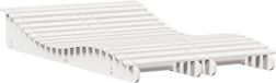 vidaXL Ligbedden 2 stuks 205x60x31,5 cm massief grenenhout wit