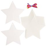 Baker Ross FX303 Kleurverspreidende Sterren - Set van 30, Papieren Decoraties, Hangende Verjaardagsdecoraties, Kunst en Knutselen voor Kinderen