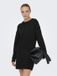 ONLY ONLHAZEL LIFE LS O-NECK DRESS BF KNT - Meisjes - Mini jurken - Zwart - Maat M