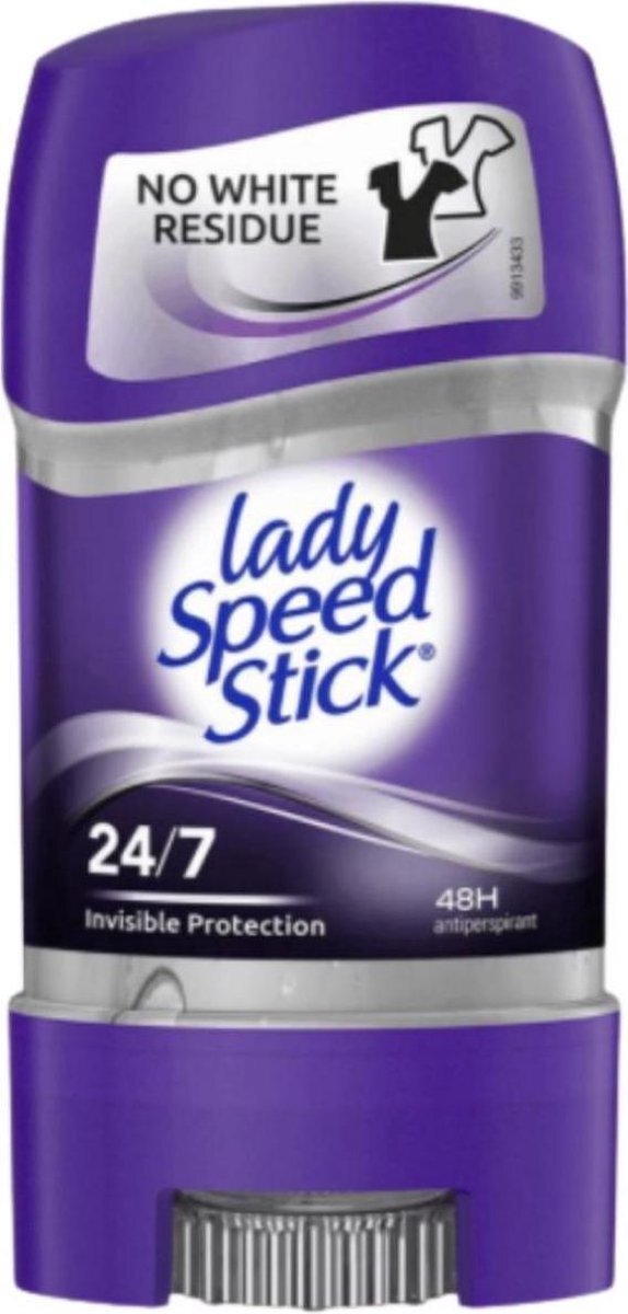 Lady Speed Stick - Gel Antiperspirant for All-day Protection against perspiration 24/7 Invisible