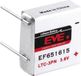 EVE EF651615 Batterie spéciale LTC-3PN broches à souder en U Lithium 3,6 V 400 mAh 1 pièce