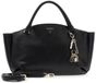 GUESS Gilda 3 Compartment Satchel Black Zwart
