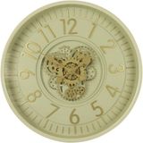 Countryfield Wandklok Celestial metaal Ø53CM crème