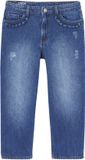 Vertbaudet Rechte jeans MorphologiK meisjes donkerblauw