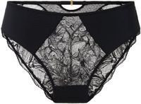 LingaDore Slip Vrouwen Zwart Gebloemd XS