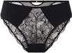LingaDore Slip Vrouwen Zwart Gebloemd XS