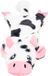 Jack and Vanilla Flatties Knuffel-Koe met pieper 45 cm