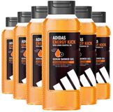 Adidas Shower Gel Active Skin & Mind Energy Kick M - 6 x 250 ml - Voordeelverpakking