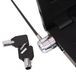 Lindy Laptop Kabelslot - Zwart, Metallic - 1.6 m - Ronde Sleutel